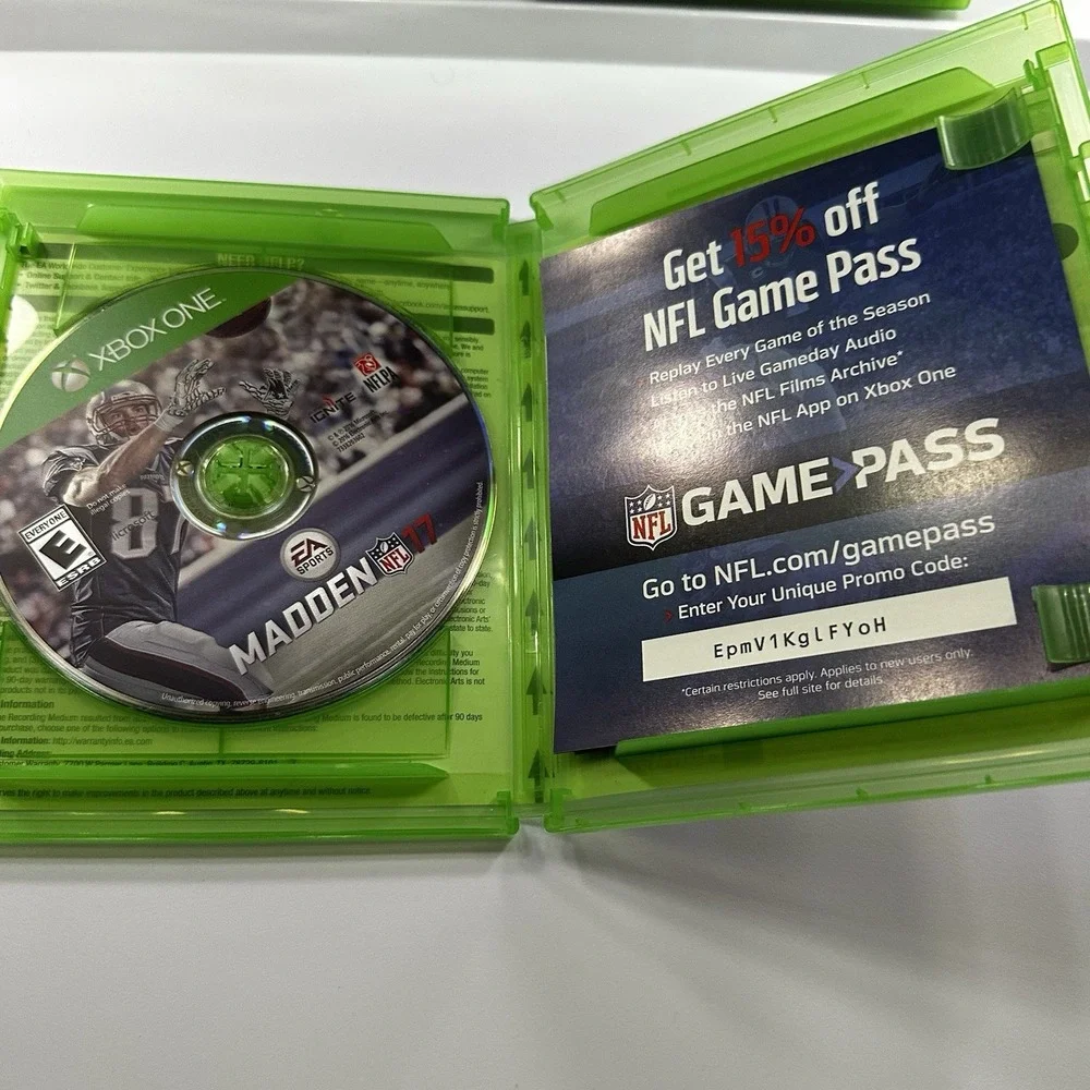 Xbox One Game Lot Fallout 76 Madden 18 & 19 Prey 4 Tested Working Microsoft